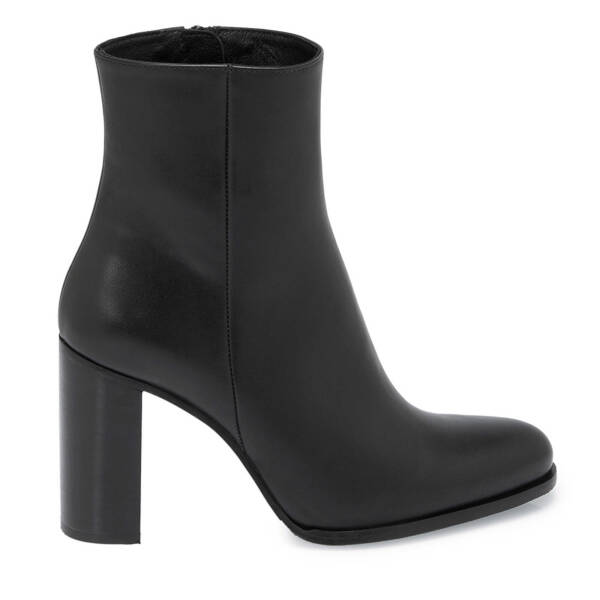Siyah Deri Kadın Klasik Bot - K24K1BT67613-A23 - 3