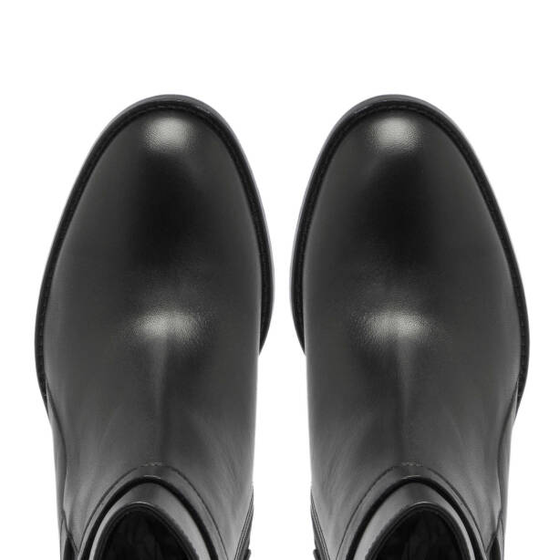 Siyah Deri Kadın Klasik Bot - K24K1BT67648-A23 - 5