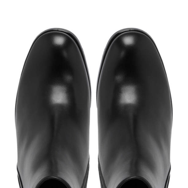 Siyah Deri Kadın Klasik Bot - K24K1BT67649-A23 - 5