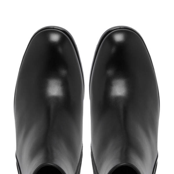 Siyah Deri Kadın Klasik Bot - K24K1BT67649-A23 - 5