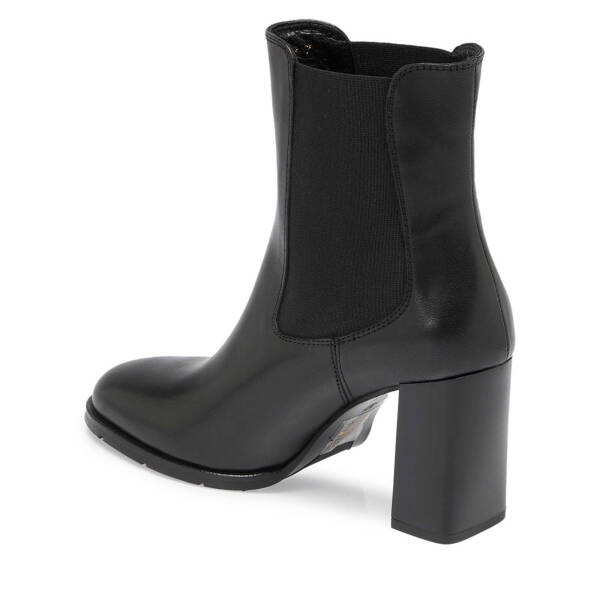 Siyah Deri Kadın Klasik Bot - K24K1BT67651-A23 - 2