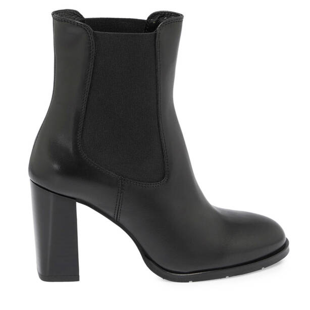 Siyah Deri Kadın Klasik Bot - K24K1BT67651-A23 - Tergan