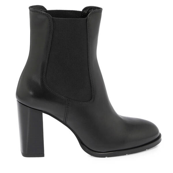 Siyah Deri Kadın Klasik Bot - K24K1BT67651-A23 - 3