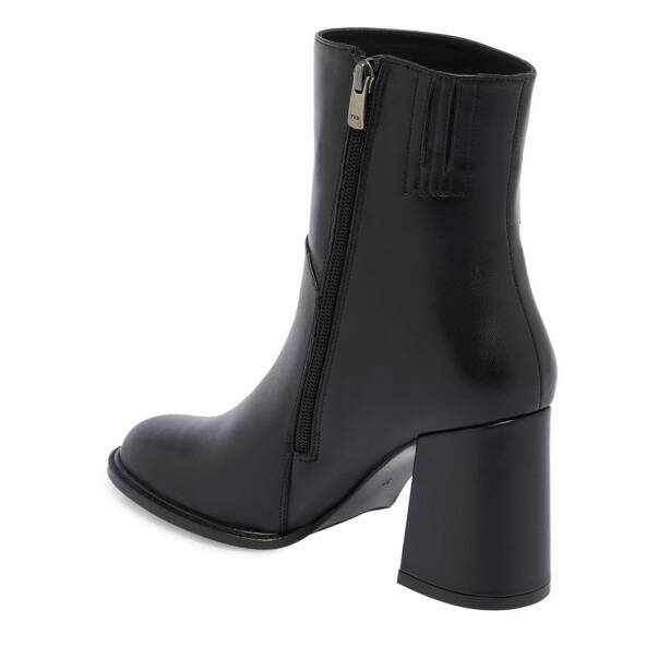 Siyah Deri Kadın Klasik Bot - K24K1BT67710-A23 - 2