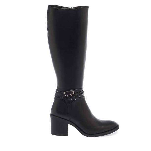 Siyah Hakiki Deri Kadın Klasik Çizme - K23K1CM66925-A23 - 1