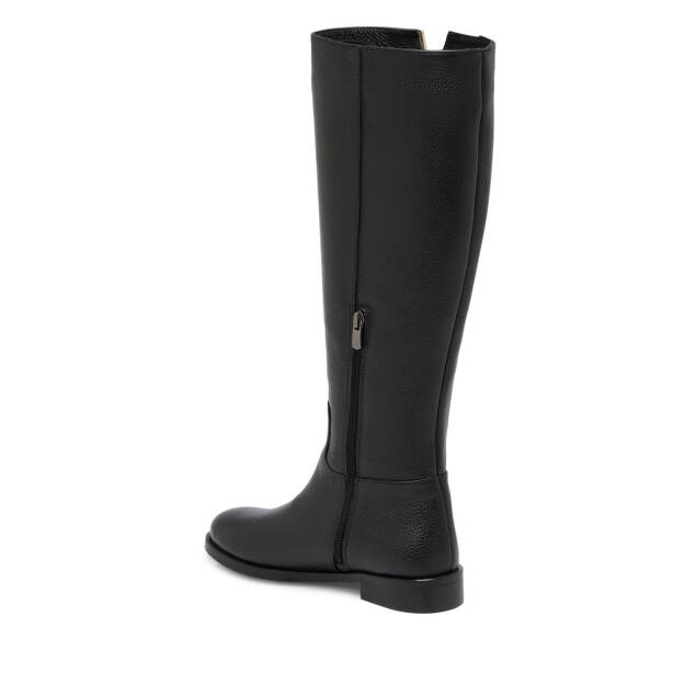 Siyah Deri Kadın Klasik Çizme - K24K1CM67524-A41 - 2