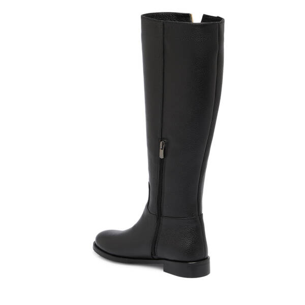 Siyah Deri Kadın Klasik Çizme - K24K1CM67524-A41 - 2