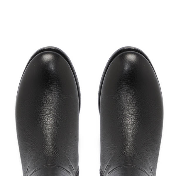 Siyah Deri Kadın Klasik Çizme - K24K1CM67524-A41 - 5