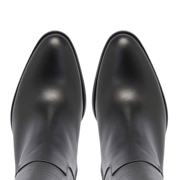 Siyah Deri Kadın Klasik Çizme - K24K1CM67614-A23 - Tergan