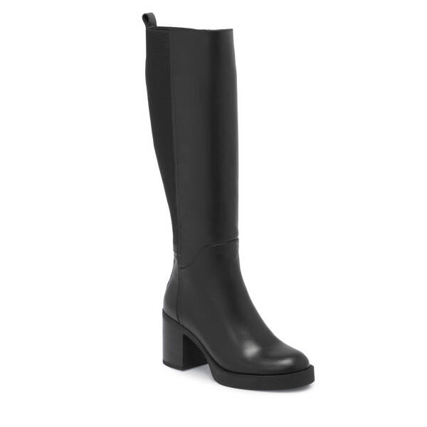 Siyah Deri Kadın Klasik Çizme - K24K1CM67628-A23 - 1