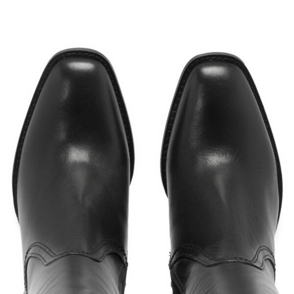 Siyah Deri Kadın Klasik Çizme - K24K1CM67650-A23 - 5