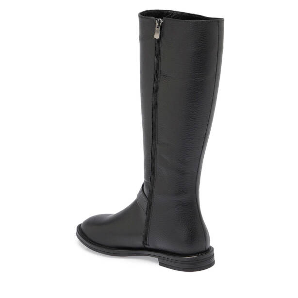 Siyah Deri Kadın Klasik Çizme - K24K1CM67681-A41 - 2