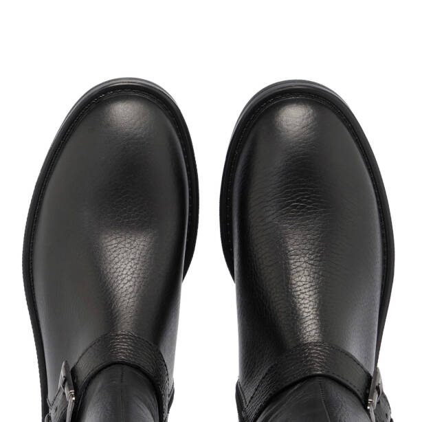Siyah Deri Kadın Klasik Çizme - K24K1CM67681-A41 - 5