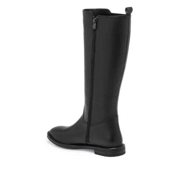 Siyah Deri Kadın Klasik Çizme - K24K1CM67682-A41 - 2