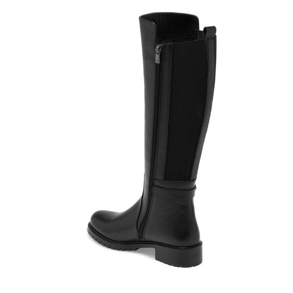 Siyah Deri Kadın Klasik Çizme - K24K1CM67712-A41 - 2