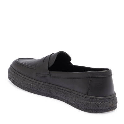  Siyah Deri Kadın Loafer - K23S1AY66802-A23 - 2