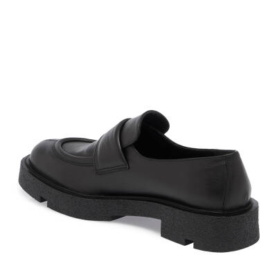  Siyah Deri Kadın Loafer - K23S1AY66811-A23 - 2