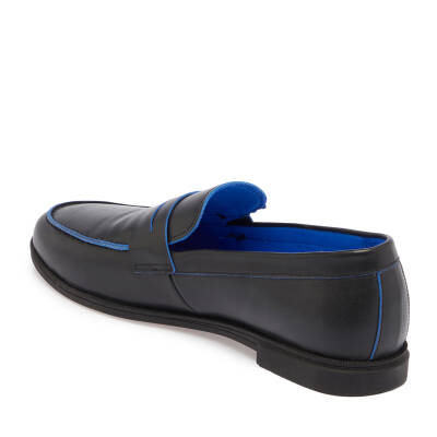 Siyah Deri Kadın Loafer - K24I1AY67366-A23 - 2
