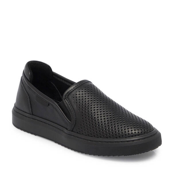 Siyah Hakiki Deri Kadın Loafer - K25I1AY67948-A23 - 2