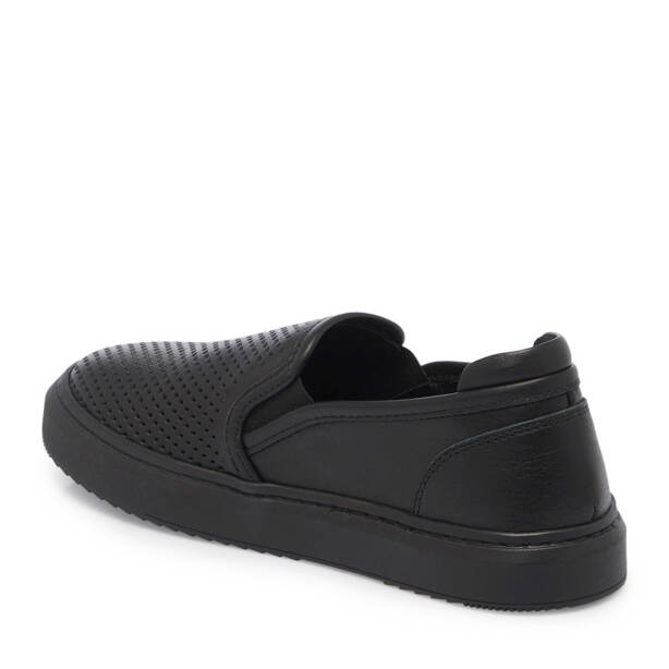 Siyah Hakiki Deri Kadın Loafer - K25I1AY67948-A23 - 3