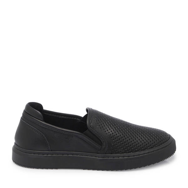 Siyah Hakiki Deri Kadın Loafer - K25I1AY67948-A23 - 1