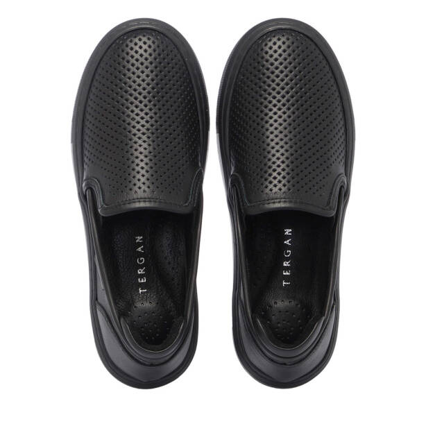 Siyah Hakiki Deri Kadın Loafer - K25I1AY67948-A23 - 5