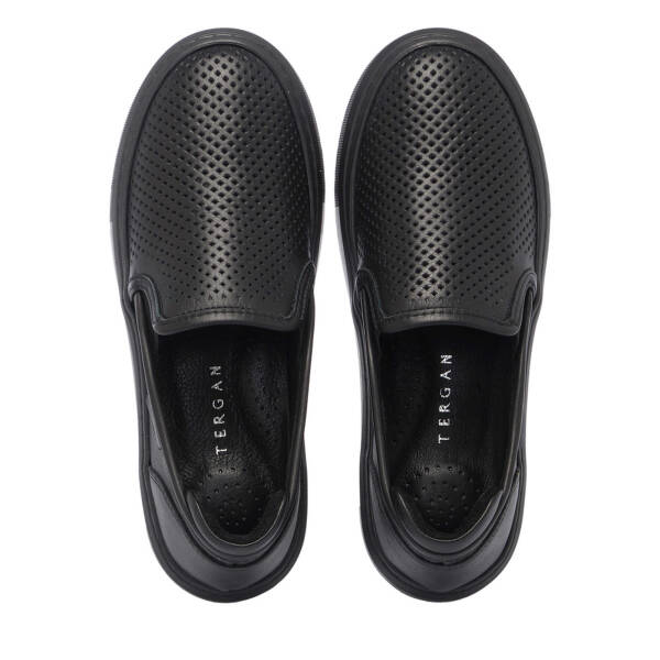 Siyah Hakiki Deri Kadın Loafer - K25I1AY67948-A23 - 5