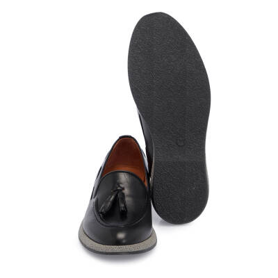 Siyah Deri Kadın Loafer - K25I1AY67993-A23 - 4
