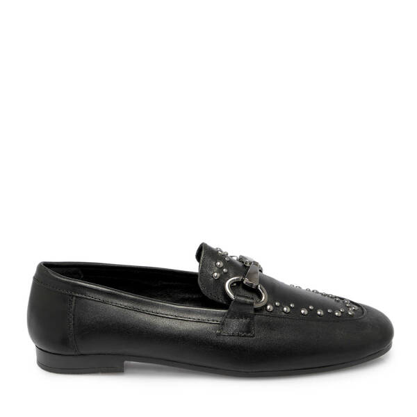 Siyah Deri Kadın Loafer - K25S1AY68161-A23 - 3