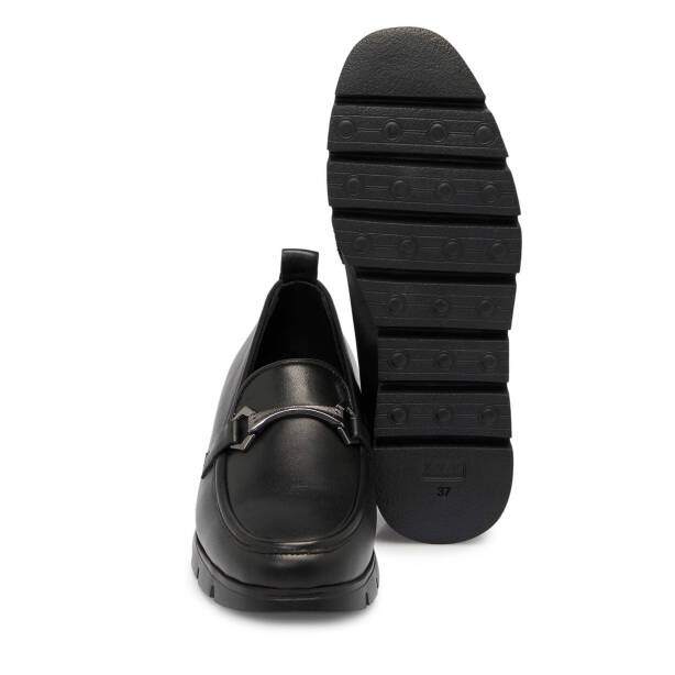 Siyah Hakiki Deri Kadın Loafer - K25S1AY68243-A23 - 4