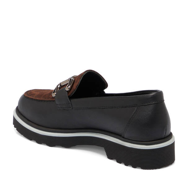 Siyah Deri Kadın Loafer - K25S1AY68322-C1Z - 2