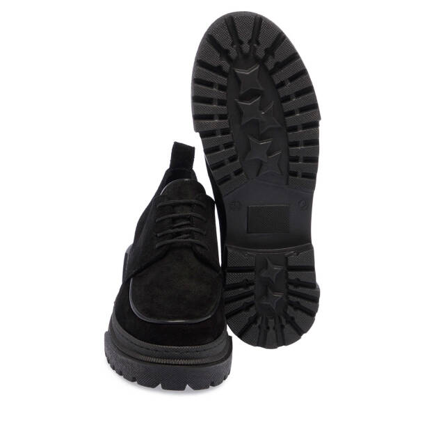Siyah Deri Kadın Makosen - K24S1AY67542-G16 - 4