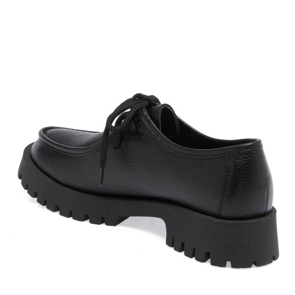 Siyah Deri Kadın Makosen - K25S1AY68173-A41 - 2