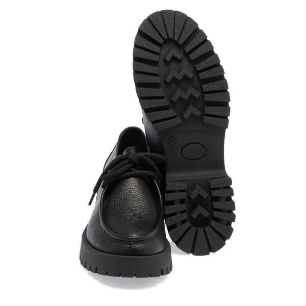 Siyah Deri Kadın Makosen - K25S1AY68173-A41 - 4