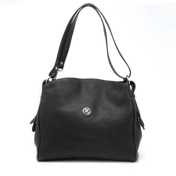 Siyah Deri Kadın Omuz Çantası - S25K1BC79450-A41 - 1