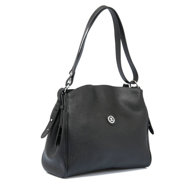 Siyah Deri Kadın Omuz Çantası - S25K1BC79450-A41 - 2