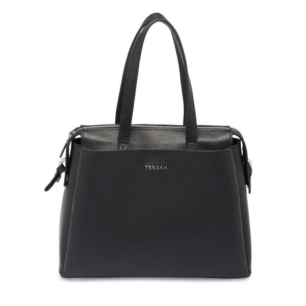 Siyah Deri Kadın Omuz Çantası - S25K1BC80355-A41 - 1