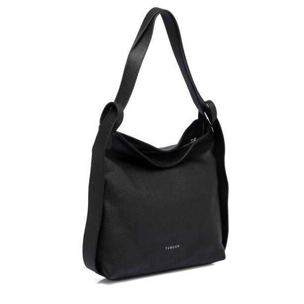 Siyah Deri Kadın Omuz Çantası - S25Y1BC79910-A41 - 2