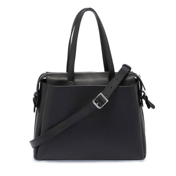 Siyah Deri Kadın Omuz Çantası - S25Y1BC80355-A41 - 3