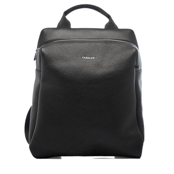 Siyah Hakiki Deri Kadın Sırt Çantası - S1SR00079384-A41 - 1