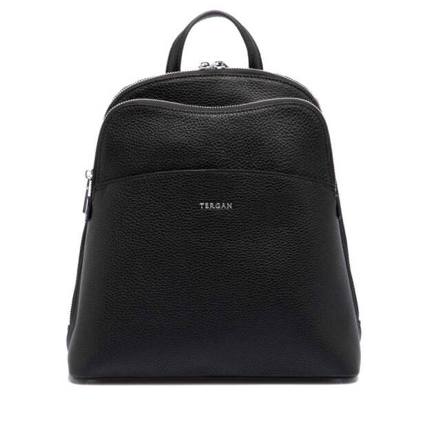 Siyah Hakiki Deri Kadın Sırt Çantası - S1SR00079802-A41 