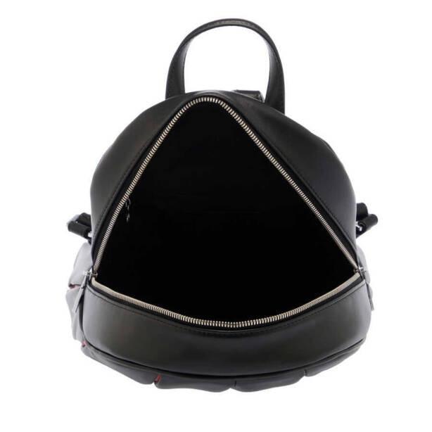 Siyah Deri Kadın Sırt Çantası - S1SR00080310-V5A - 4