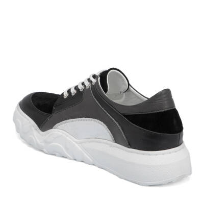  Siyah Deri Kadın Sneaker - K22I1AY66101-A23 - 2