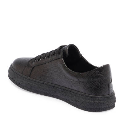  Siyah Deri Kadın Sneaker - K23S1AY66804-A41 - 2