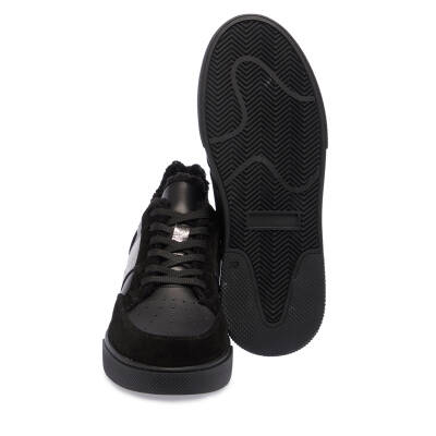  Siyah Deri Kadın Sneaker - K23S1AY66902-A23 - 4