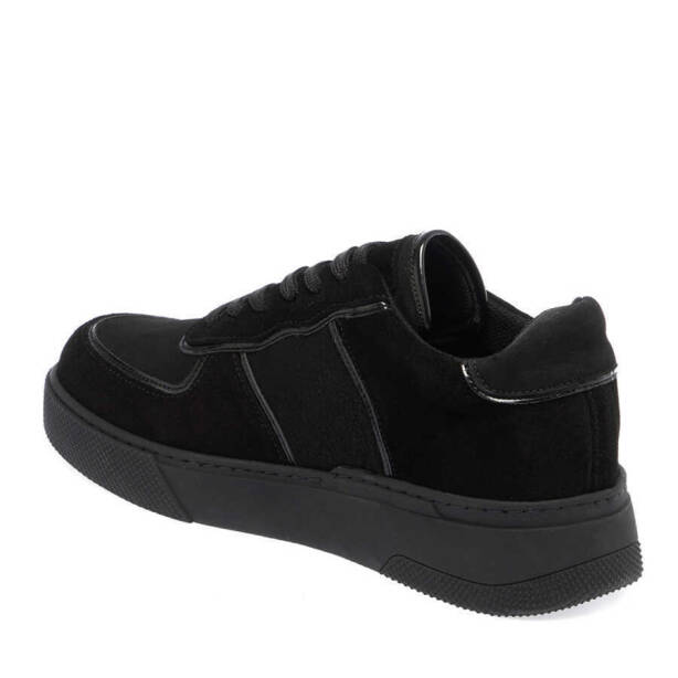 Siyah Deri Kadın Sneaker - K23S1AY66903-A01 - 2