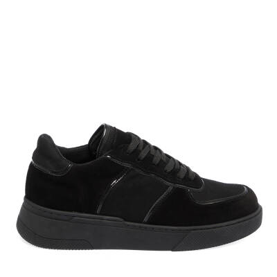  Siyah Deri Kadın Sneaker - K23S1AY66903-A01 - 3