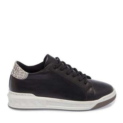  Siyah Deri Kadın Sneaker - K23S1AY67030-A23 - 3