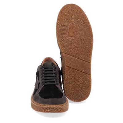  Siyah Deri Kadın Sneaker - K23S1AY67033-A01 - 4