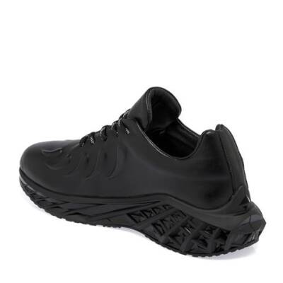  Siyah Deri Kadın Sneaker - K23S1AY67035-A23 - 2